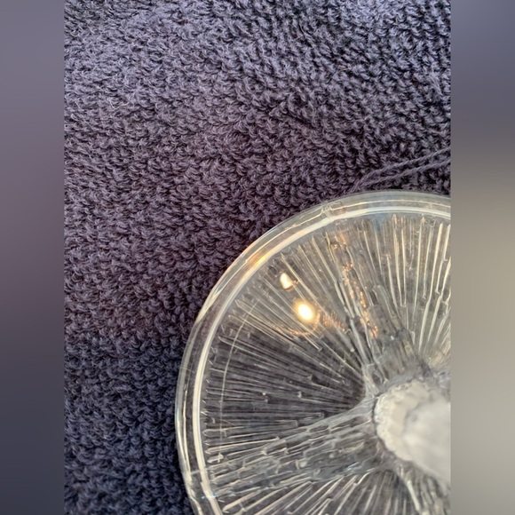 Vintage Lucite “Cracked Ice” Wine Glasses Set of 2 - Picture 4 of 7